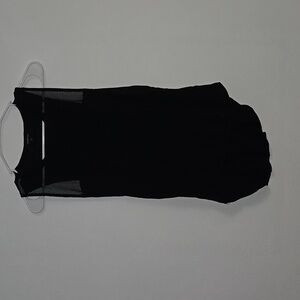 Ambiance Women's Tank Top with Mesh Front Detail Medium